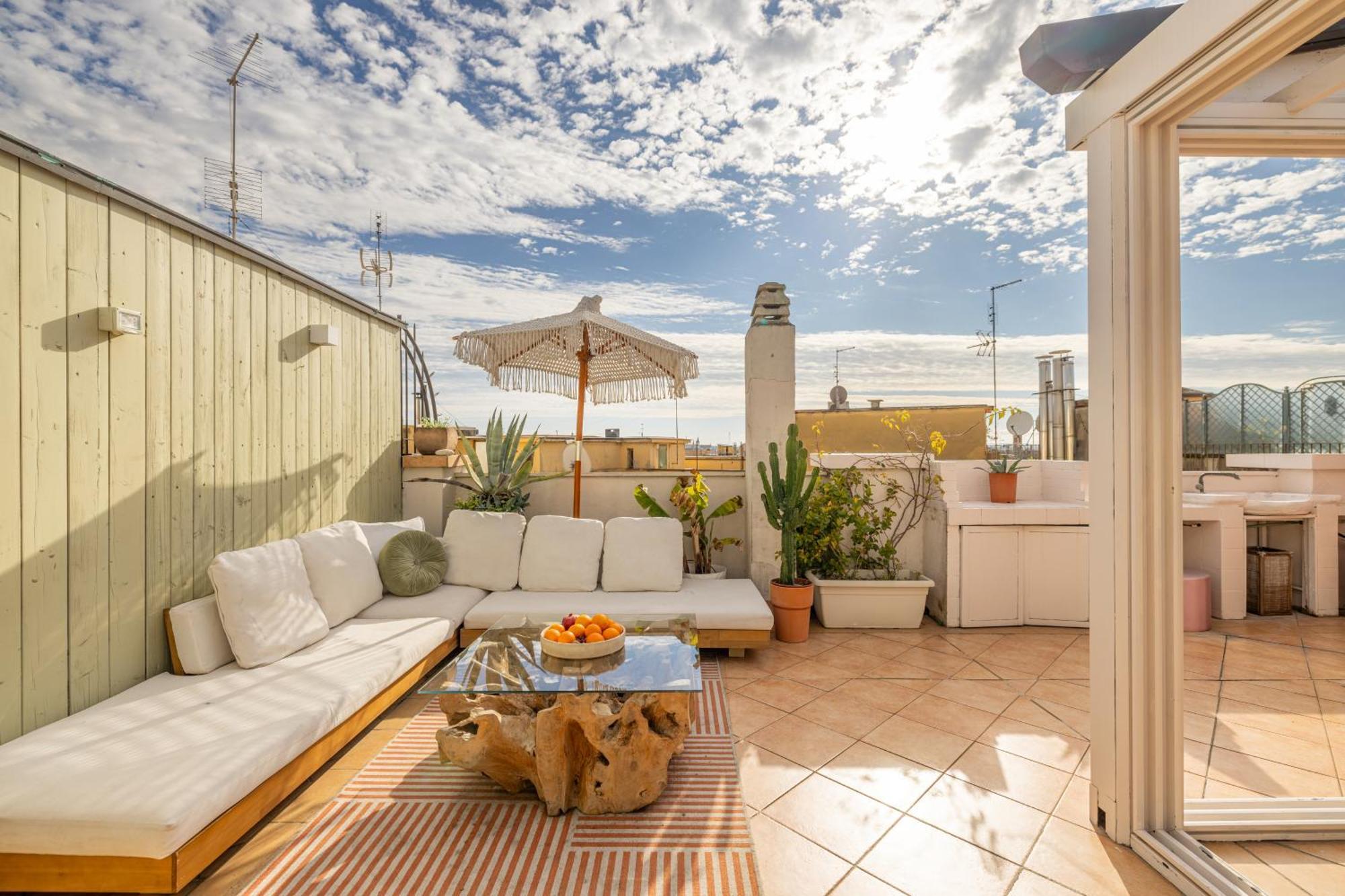 Aria Penthouse & Garden Appartement Rome Buitenkant foto
