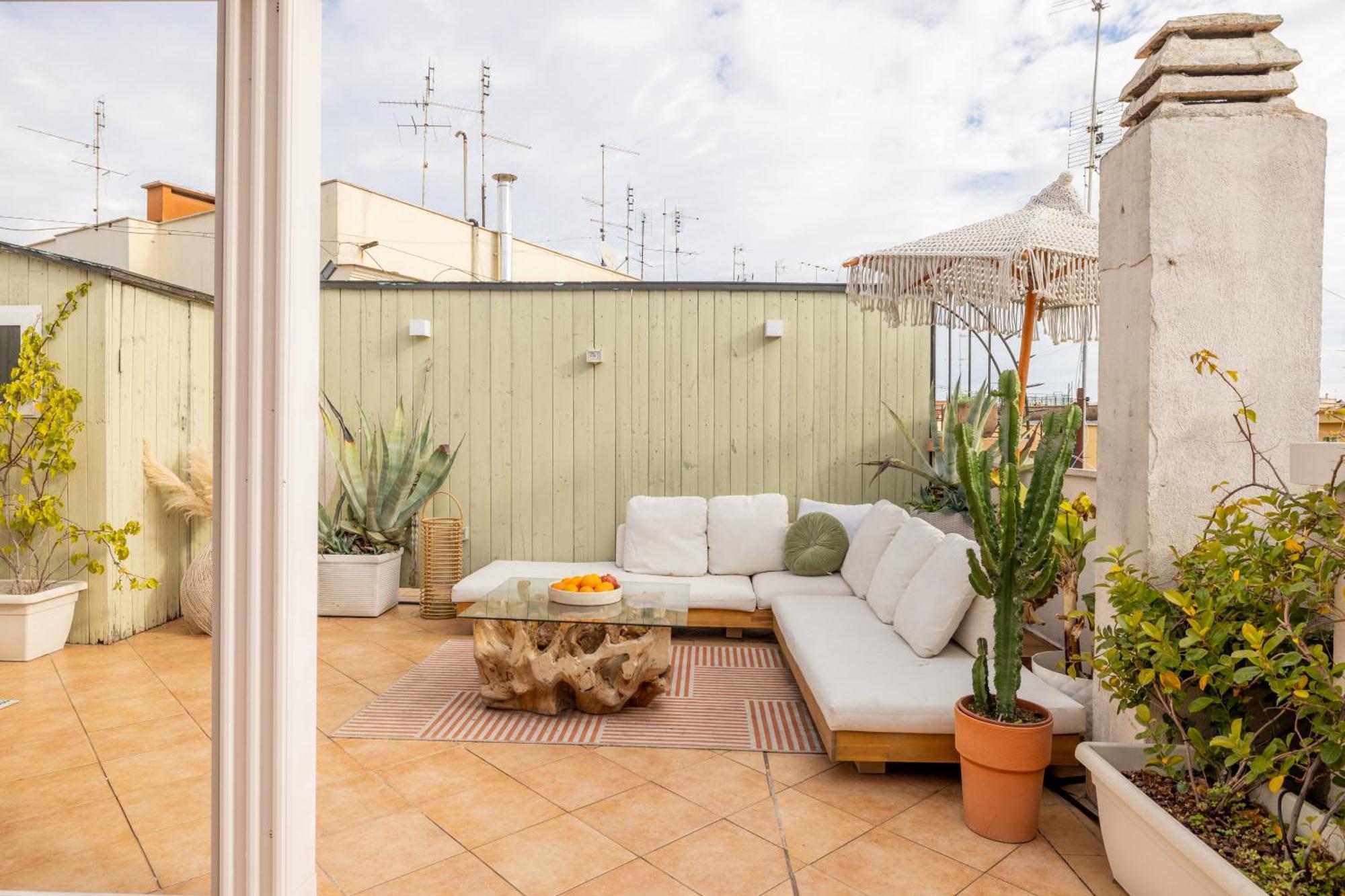 Aria Penthouse & Garden Appartement Rome Buitenkant foto