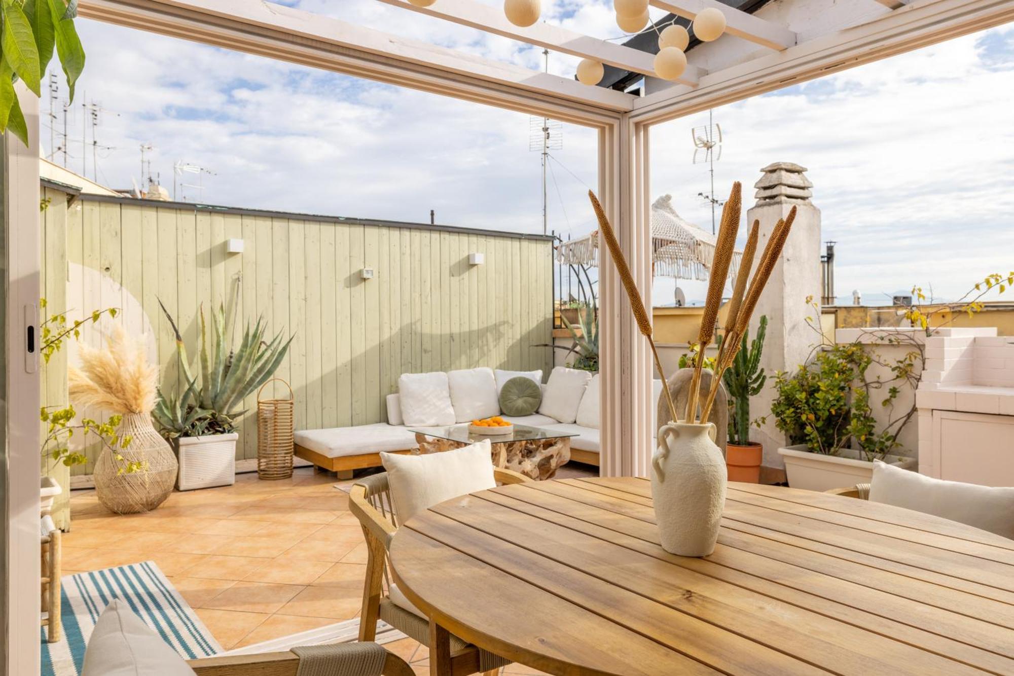 Aria Penthouse & Garden Appartement Rome Buitenkant foto