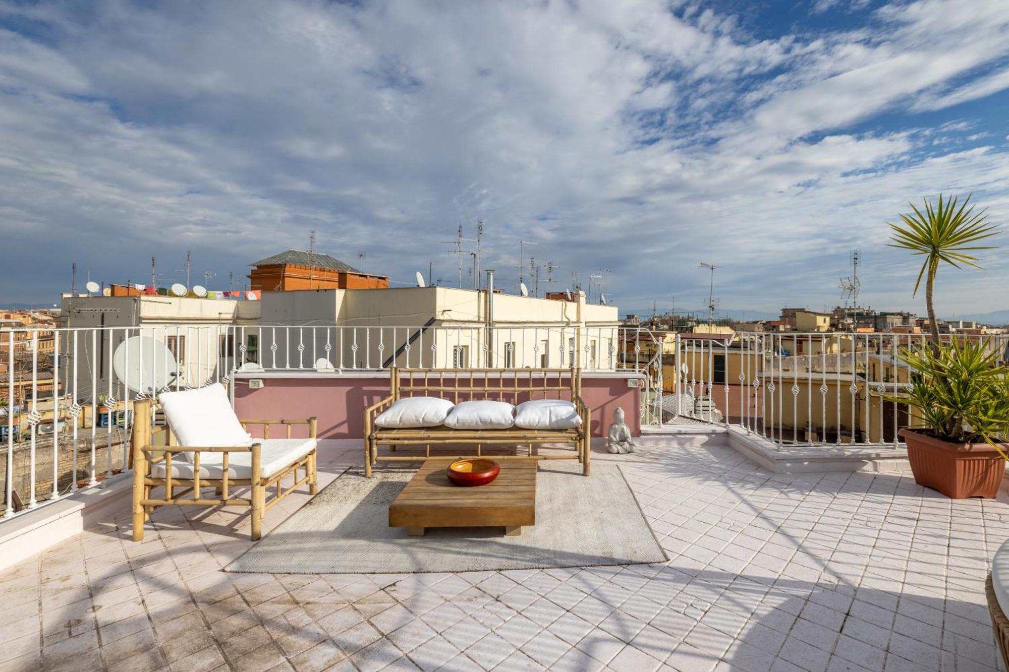 Aria Penthouse & Garden Appartement Rome Buitenkant foto